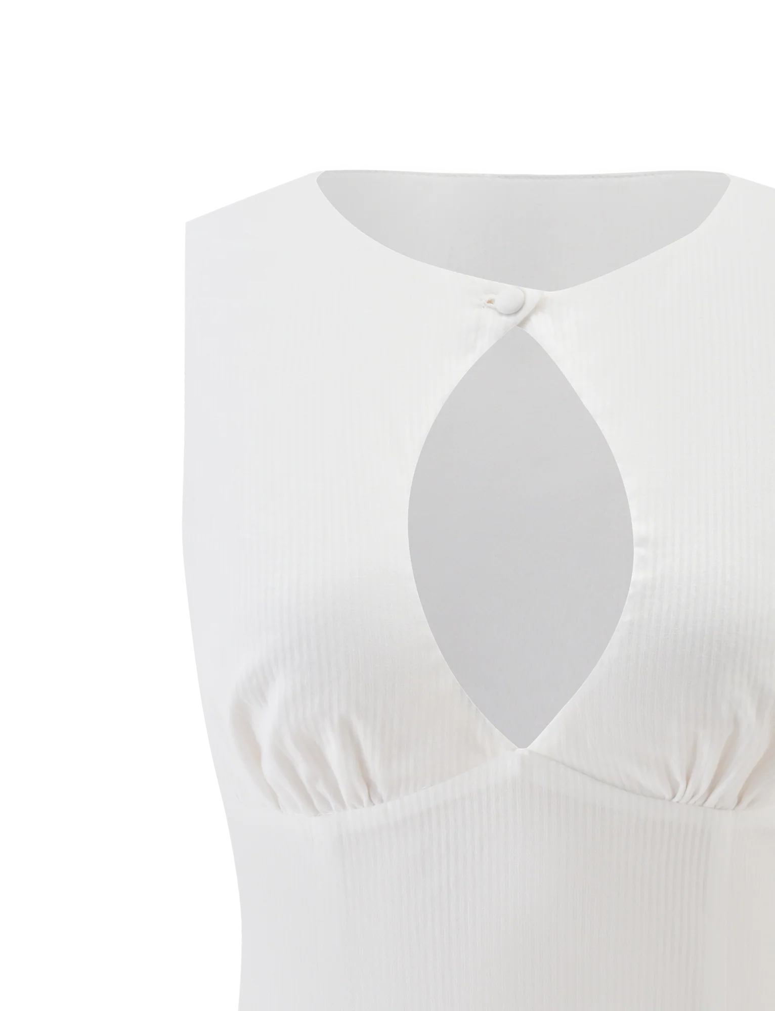 ANIYA KEYHOLE TOP - WHITE