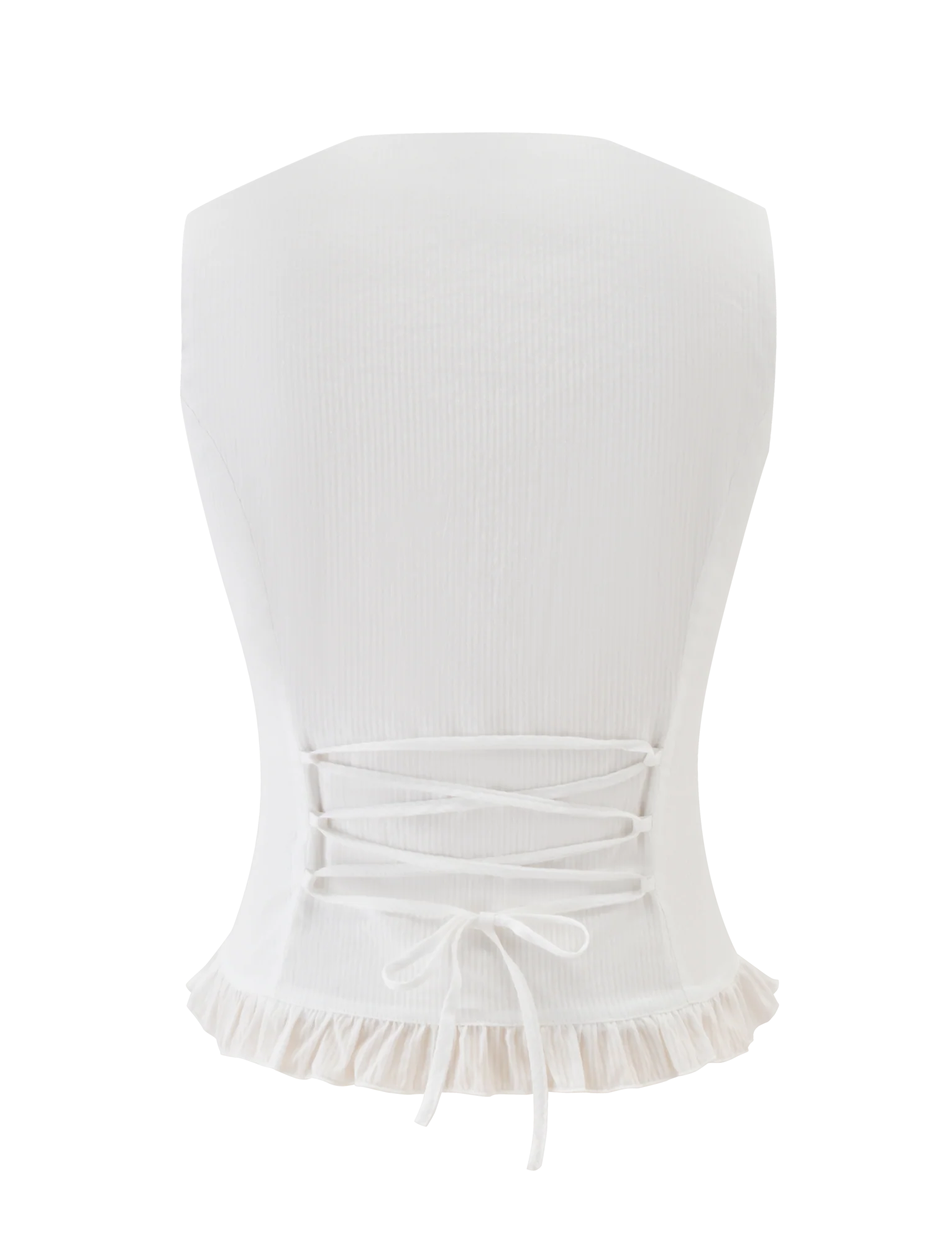 ANIYA KEYHOLE TOP - WHITE