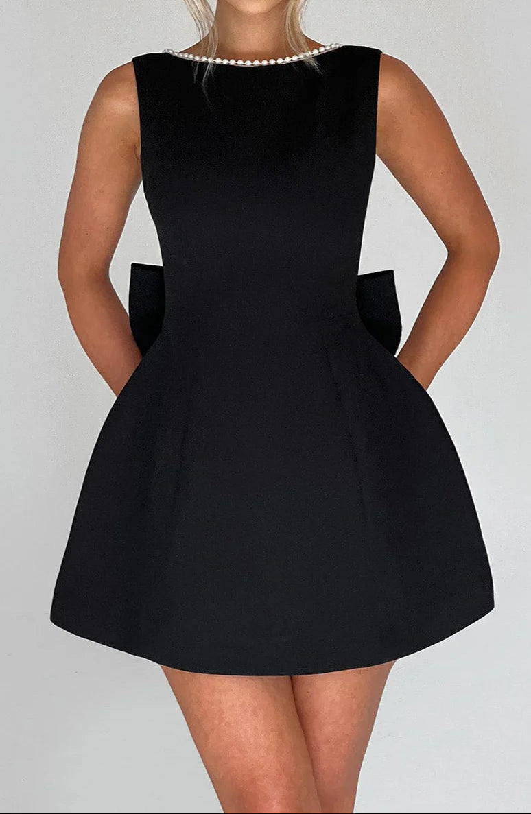 Alicia Mini Dress - Black